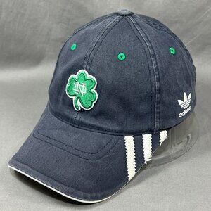 Notre Dame Adidas NCAA Flex Fit Hat Navy Baseball Fighting Irish Golf Dad Mens